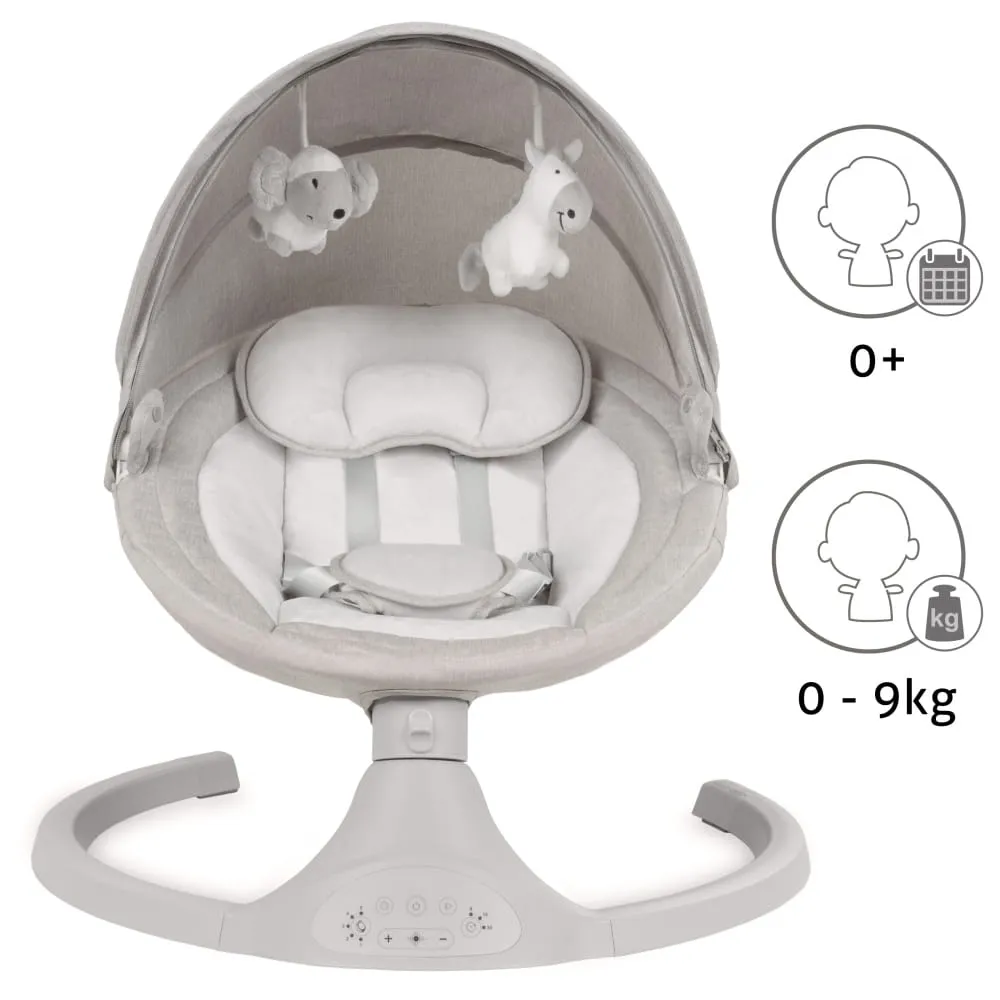 Шезлонг - качели Kidwell Luxi light melang